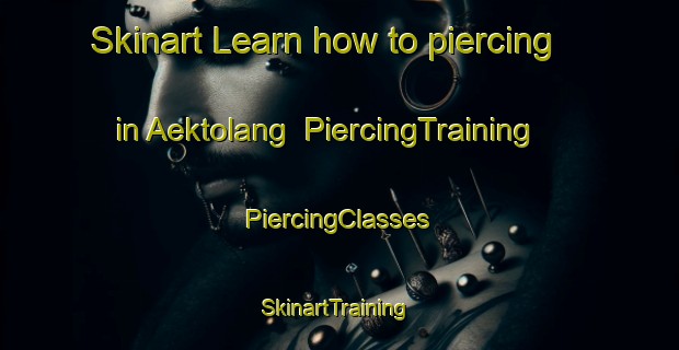 Skinart Learn how to piercing in Aektolang | #PiercingTraining #PiercingClasses #SkinartTraining-Indonesia