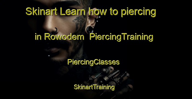 Skinart Learn how to piercing in Rowodem | PiercingTraining | PiercingClasses | SkinartTraining-Indonesia