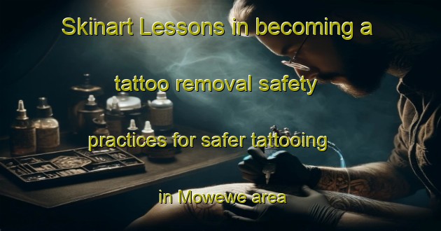 Skinart Lessons in becoming a tattoo removal safety practices for safer tattooing in Mowewe area | RemovalTraining | RemovalClasses | SkinartTraining-Indonesia