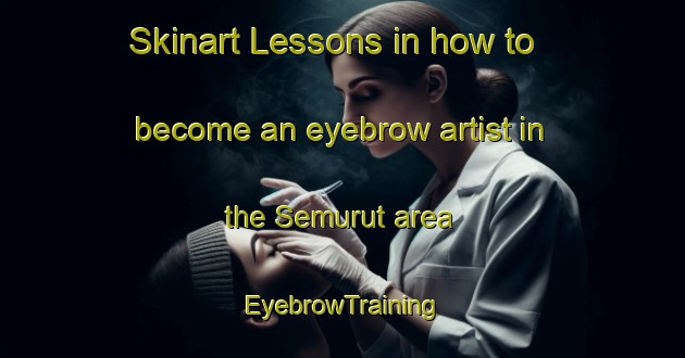 Skinart Lessons in how to become an eyebrow artist in the Semurut area | EyebrowTraining | EyebrowClasses | SkinartTraining-Indonesia