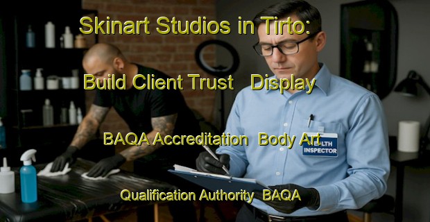 Skinart Studios in Tirto: Build Client Trust - Display BAQA Accreditation | Body Art Qualification Authority | BAQA-Indonesia