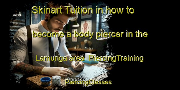 Skinart Tuition in how to become a body piercer in the Lamunga area | PiercingTraining | PiercingClasses | SkinartTraining-Indonesia