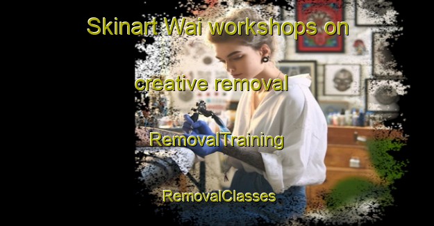 Skinart Wai workshops on creative removal | RemovalTraining | RemovalClasses | SkinartTraining-Indonesia